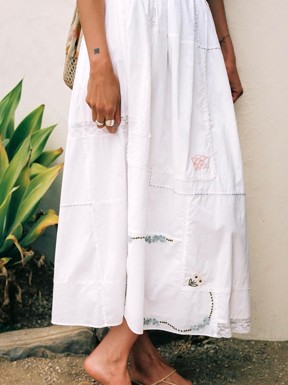 NWT Christy Dawn Xander Skirt in Alabaster